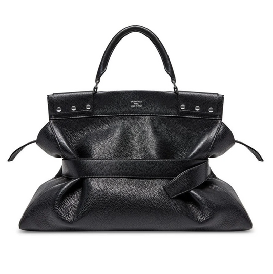 LARGE WAIST TOTE BAG - BLACK