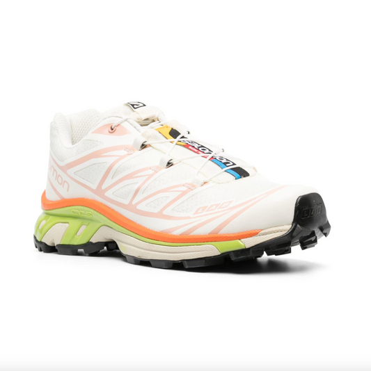 XT-6 ADVANCED LOW TOP SNEAKERS - VANILLA WHITE/ MULTICOLOR