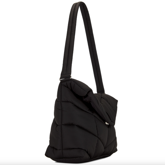 LOULOU PUFFER BAG - BLACK