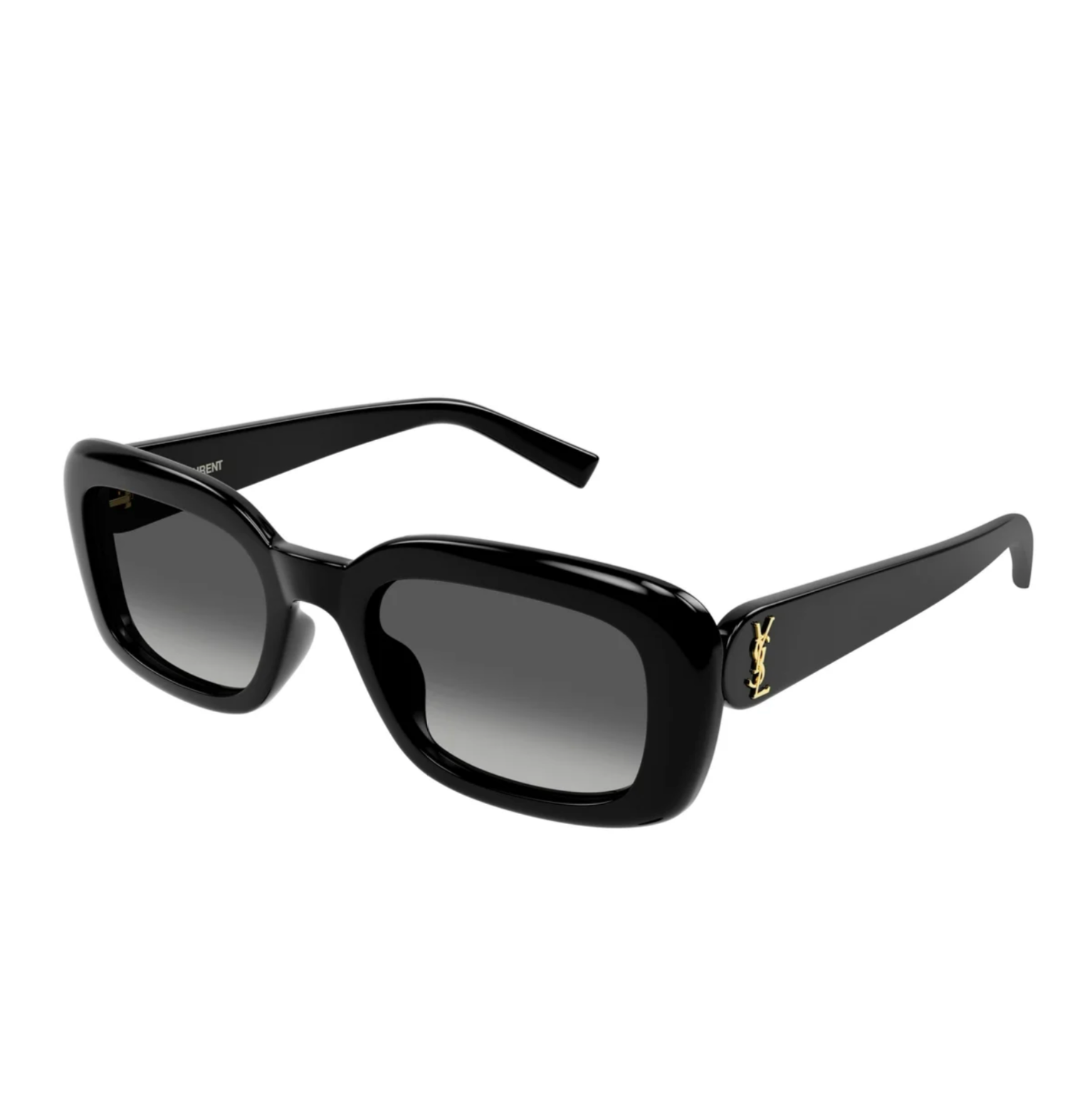 SLM130 RECTANGLE FRAME SUNGLASSES BLACK - Main Image