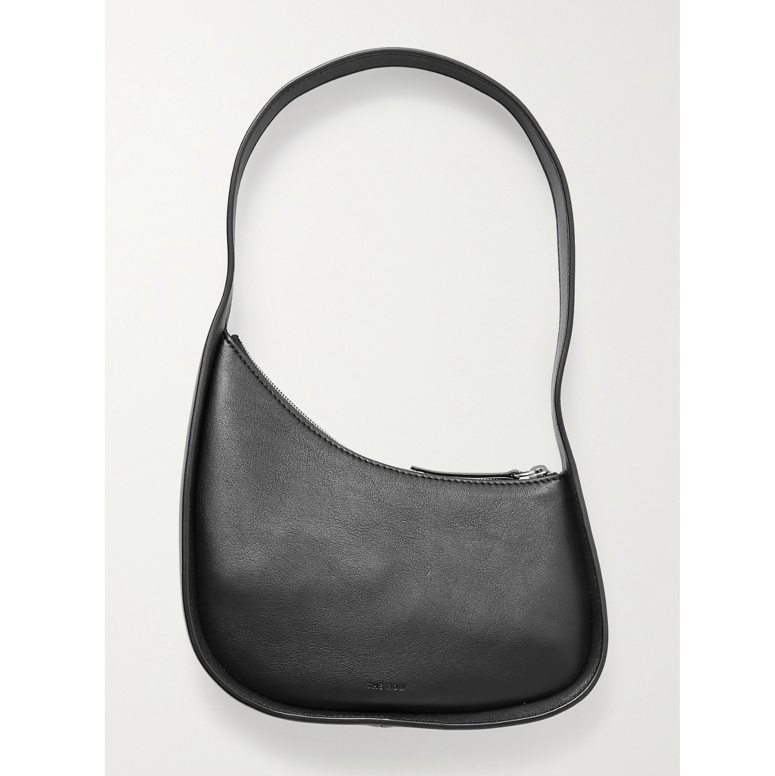 Black leather shoulder bag discount sale