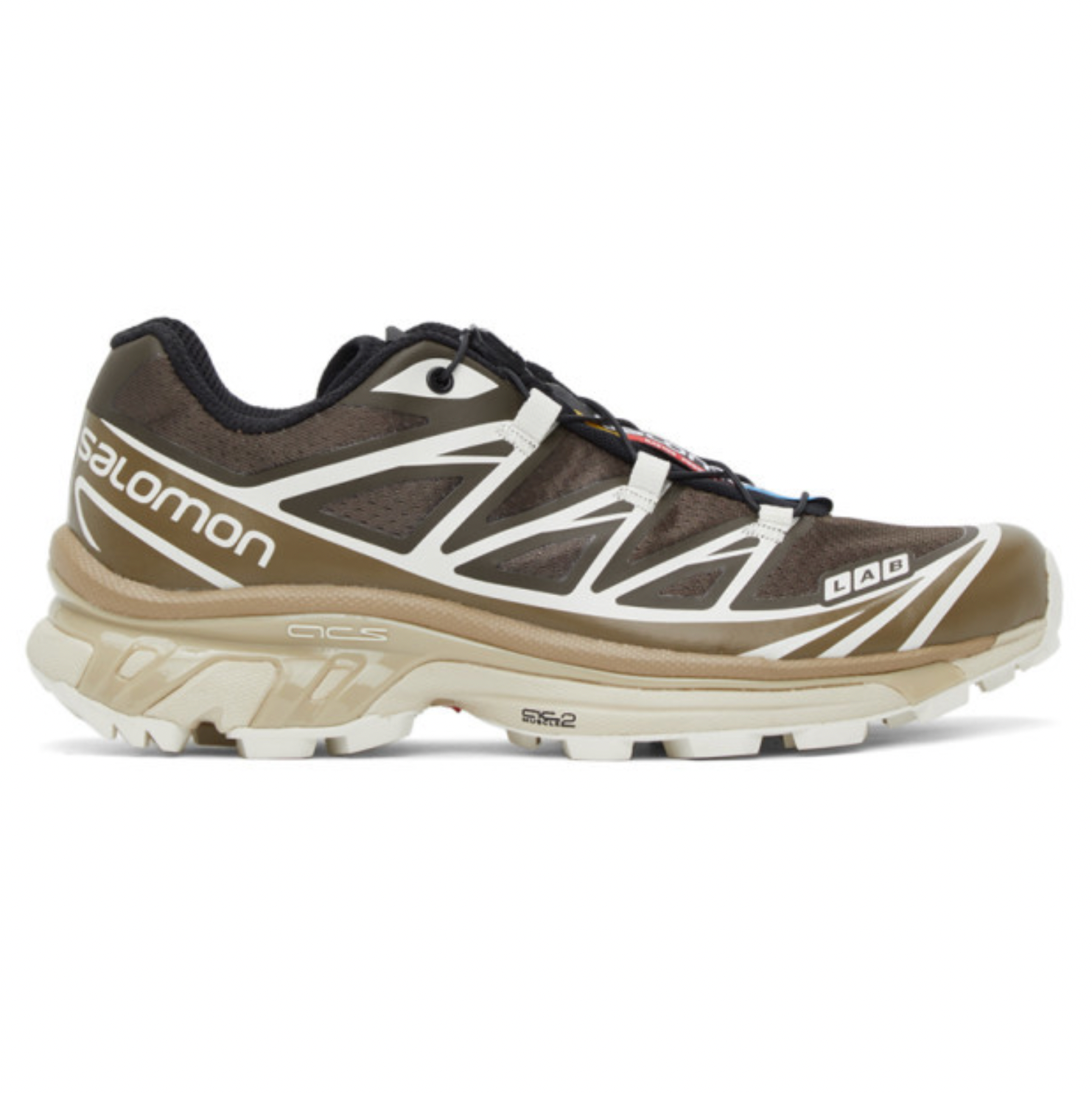 Salomon S/Lab XT-6 Advanced Sneakers - Brown/ Beige | Hype Streetwear - RADPRESENT 39 / Wren/ Kangaroo/ Vanilla Ice / Textile