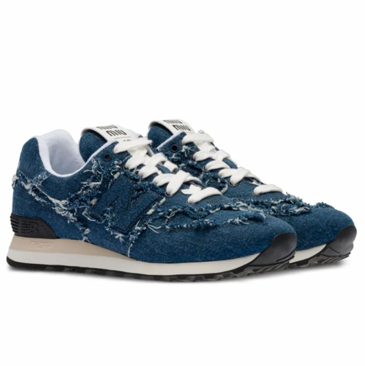 574 DENIM SNEAKERS - BLUE