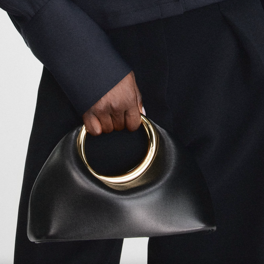 LE PETIT CALINO MINI RING HANDBAG - BLACK