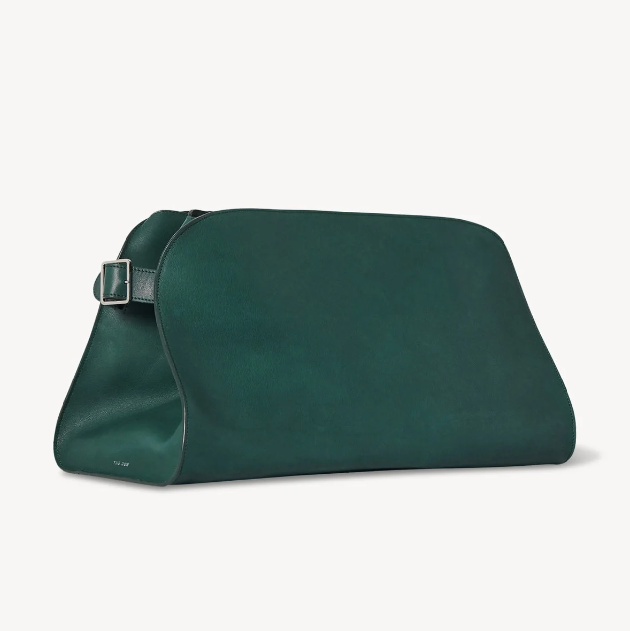 MARGAUX EW LEATHER CLUTCH GREEN