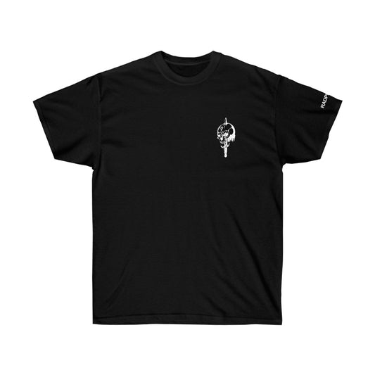 SKULL AND SWORD LOOSE FIT TEE - BLACK