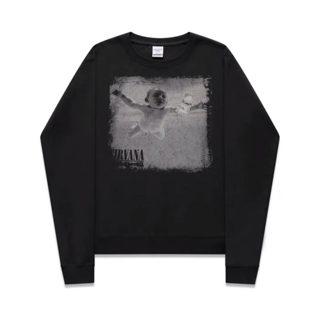 SWEAT-SHIRT PULL "NIRVANA NEVERMIND"