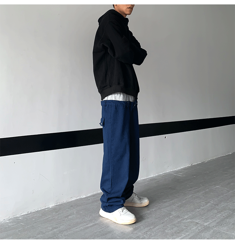 Skater 2in1 Drop Effect Straight Leg Jeans