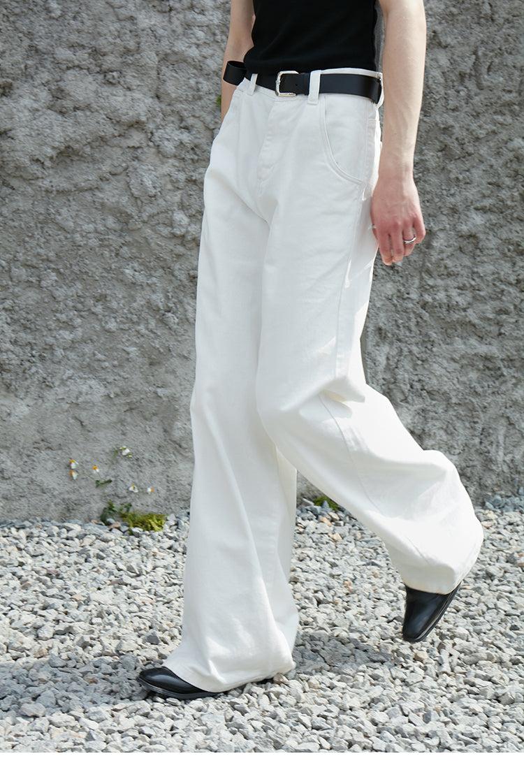 M7 LOOSE JEANS - WHITE