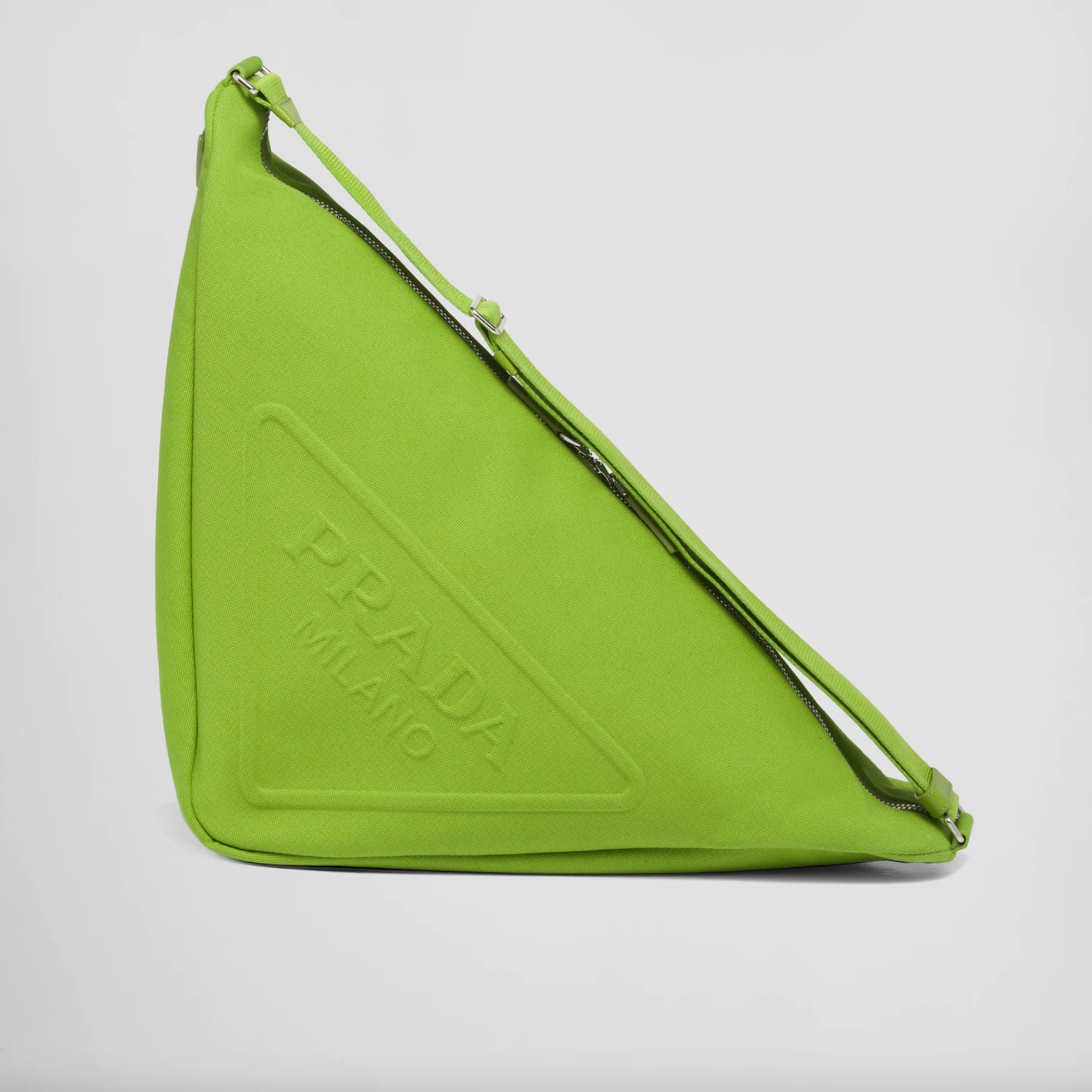 Prada Canvas Triangle Shoulder Bag RADPRESENT