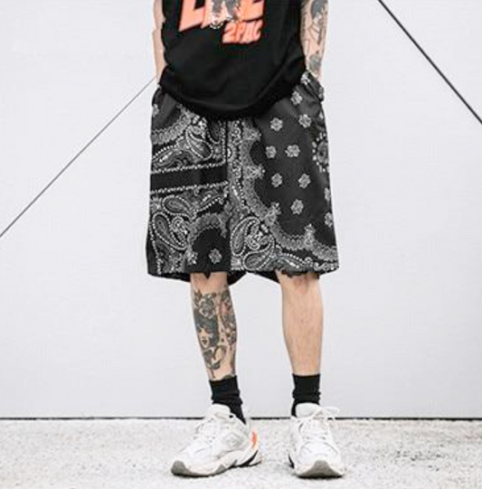 Bandana Print Shorts