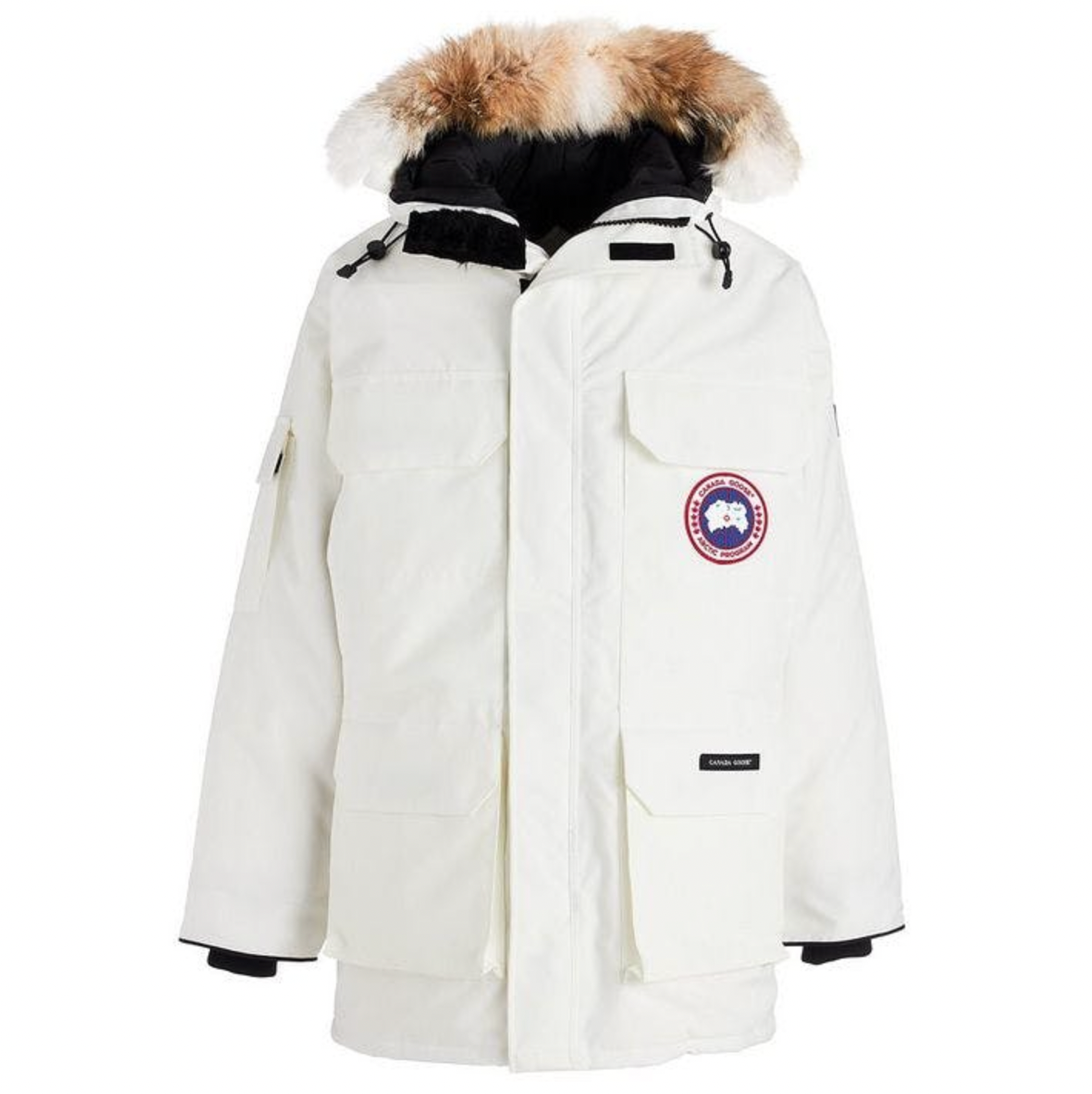 Canada Goose Expedition Padded Parka in white   Down Jacket