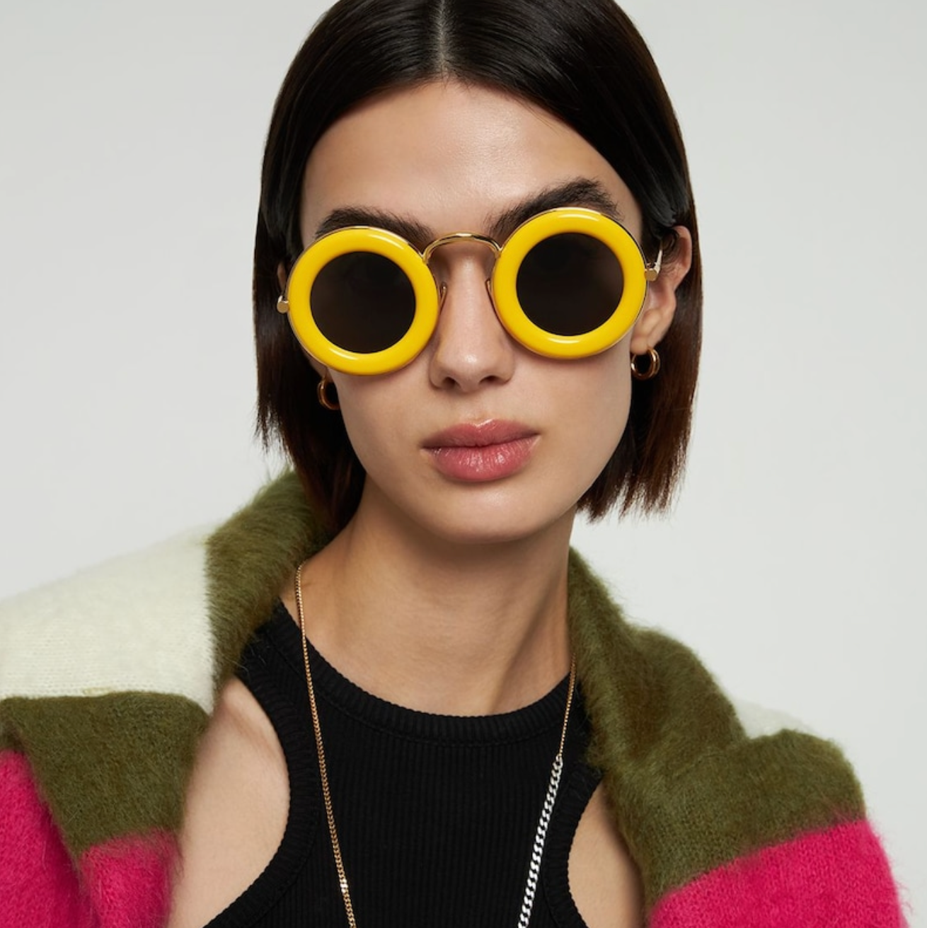 LOEWE LW40084U Round Sunglasses | Designer Eyewear Collection – RADPRESENT