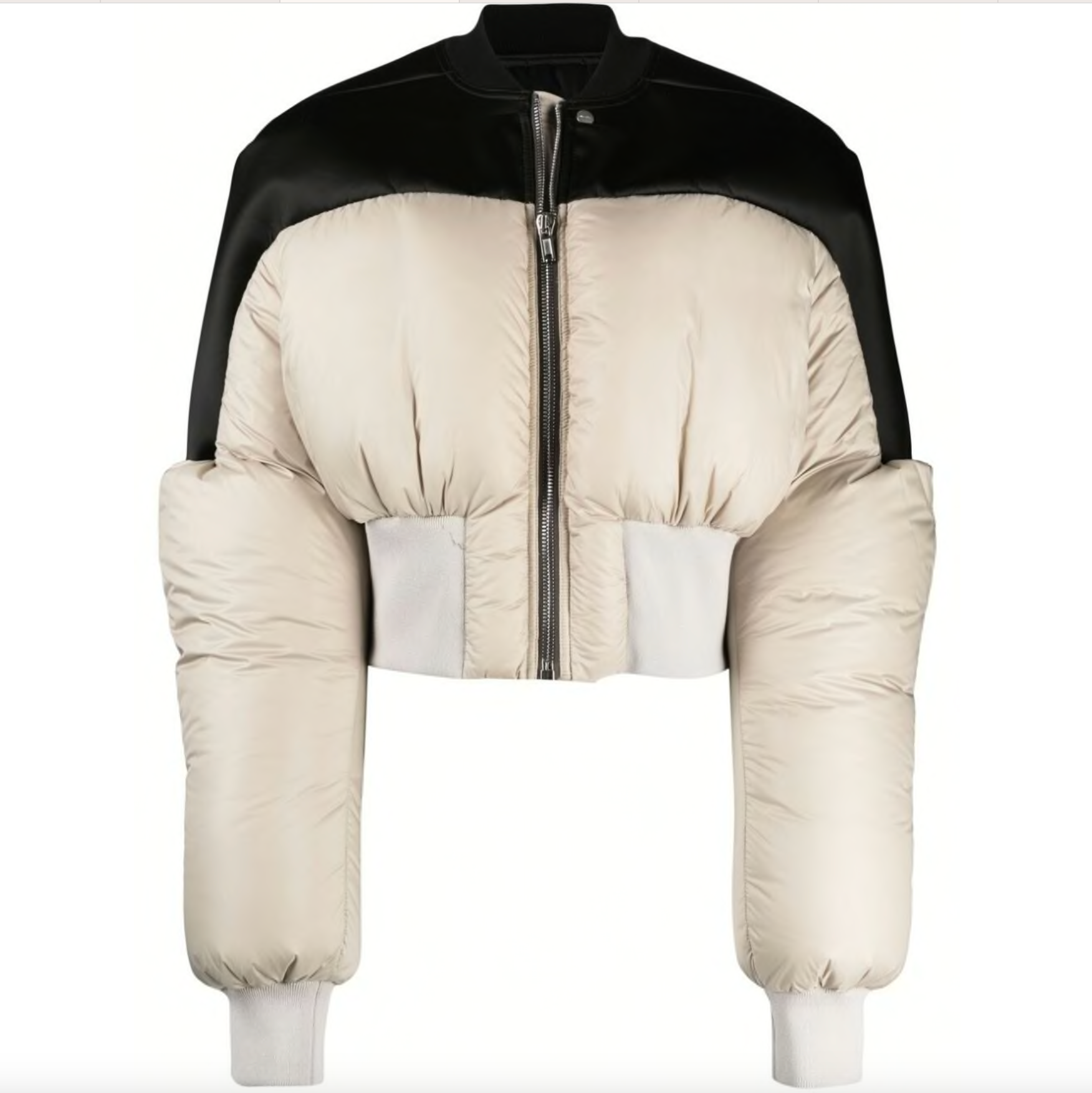 RICK OWENS Leather Bomber Jacket for Men