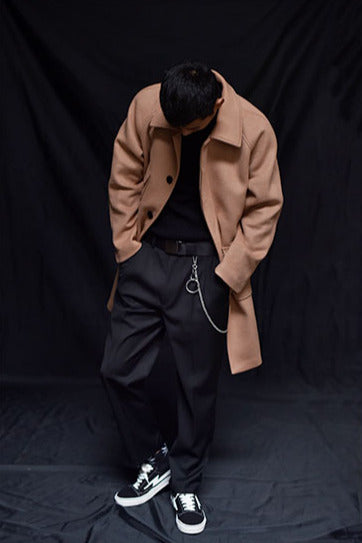 Smart Slim Fit Cropped Suit Trousers RBRG