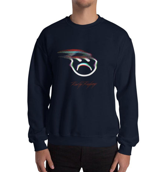 RBRG Sad Emoji Print Sweatshirt Rad by Radgang