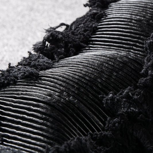 Jeans details Rad by Radgang Skinny fit ribbed Leather Moto Denim Jeans Men's FW20 RBRG