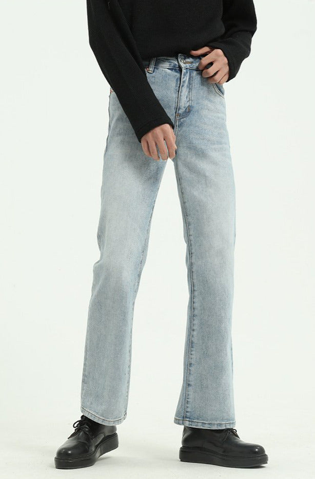 70s High Waist Flared Jeans, Men's Denim Jeans