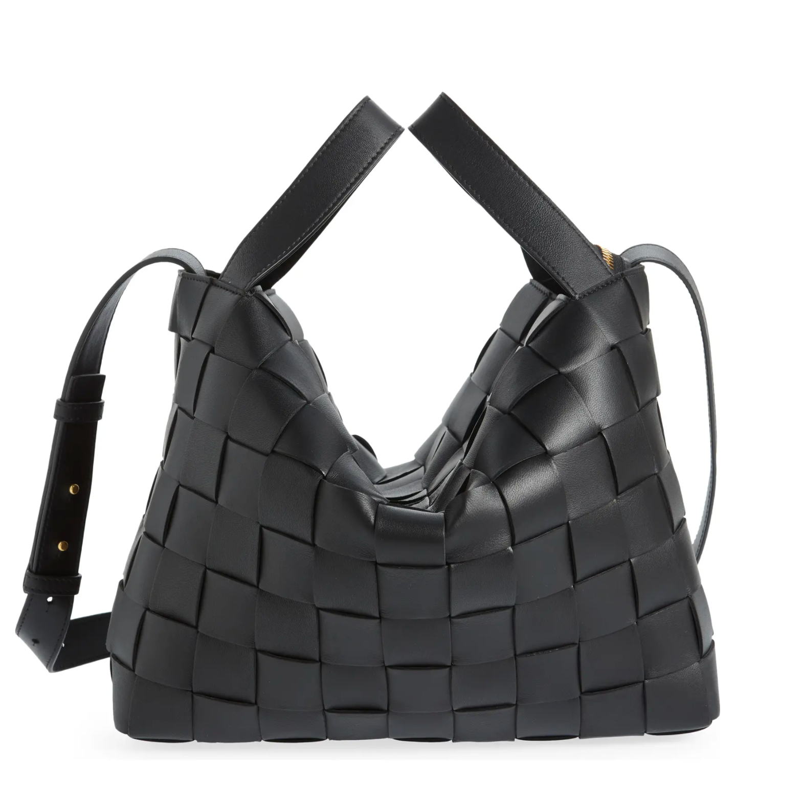 Bottega Veneta 'Bowling Cassette' Woven Leather Bag Designers