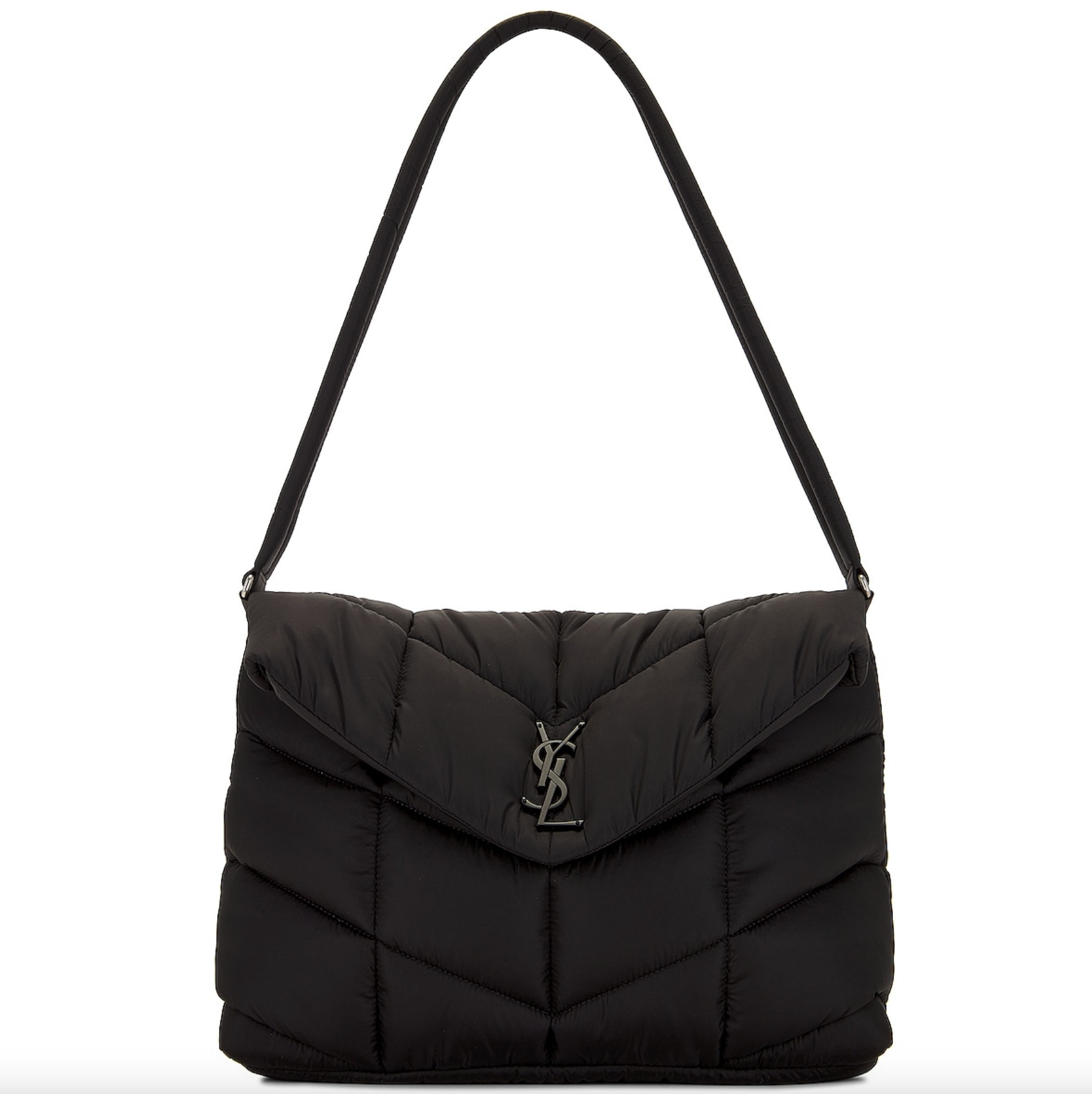 Black Puffer Toy mini quilted leather cross-body bag | Saint Laurent |  MATCHES UK