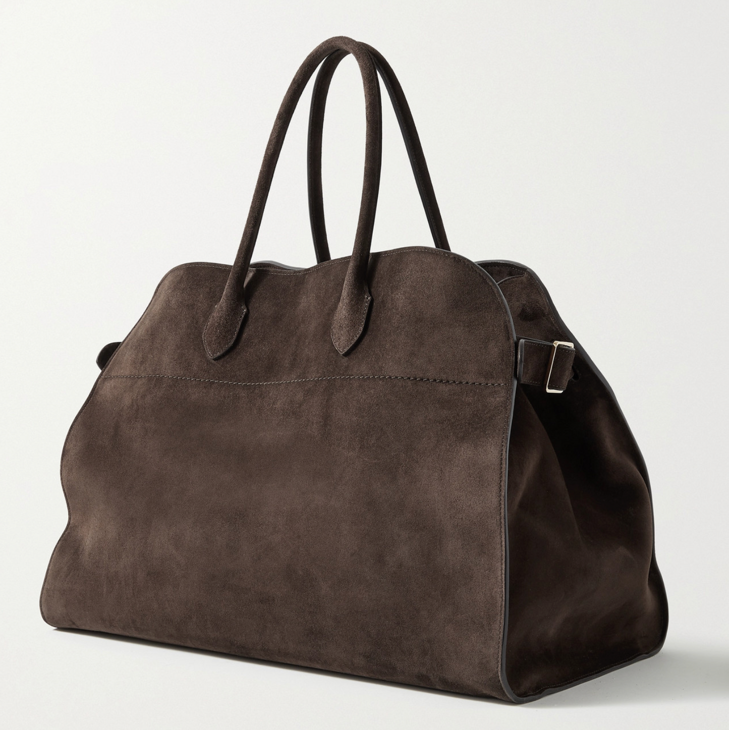 The Row Margaux 17 Buckled Suede Tote Designer Bags RADPRESENT