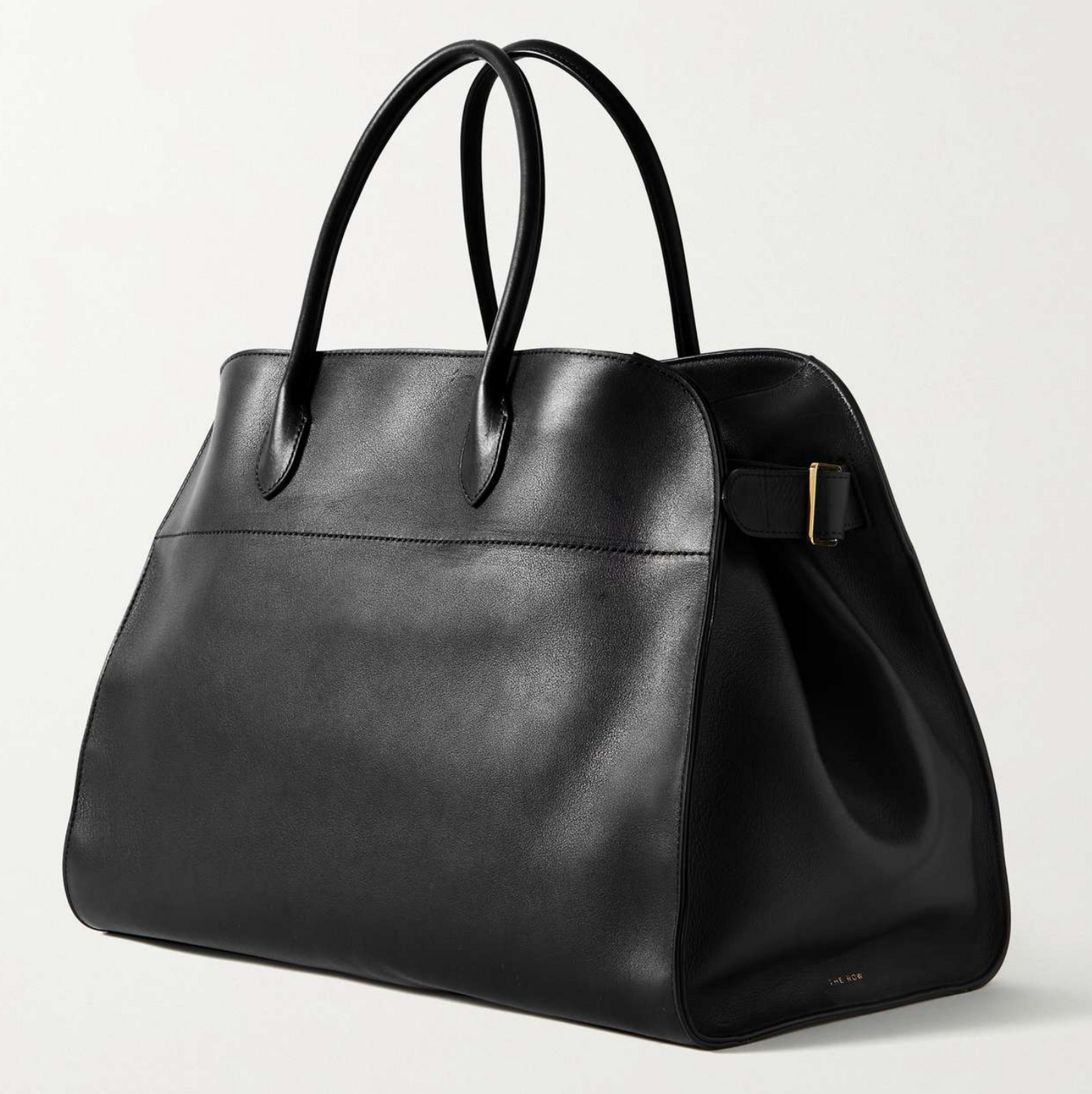 The Row Margaux 17 Buckled Leather Tote | Designer Bags | RADPRESENT