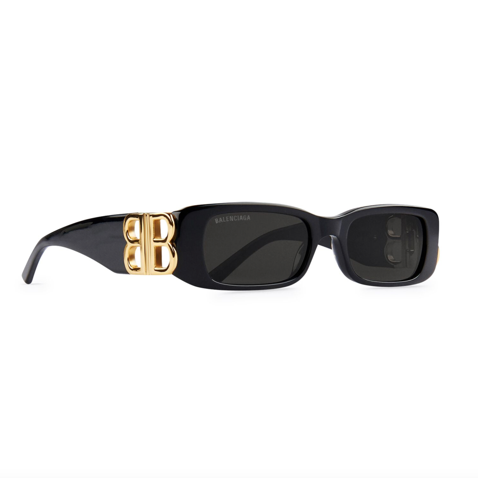 Balenciaga Dynasty Rectangular Sunglasses in black RADPRESENT