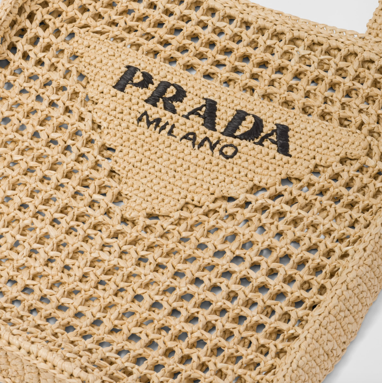 CROCHET TOTE BAG NATURAL - Main Image