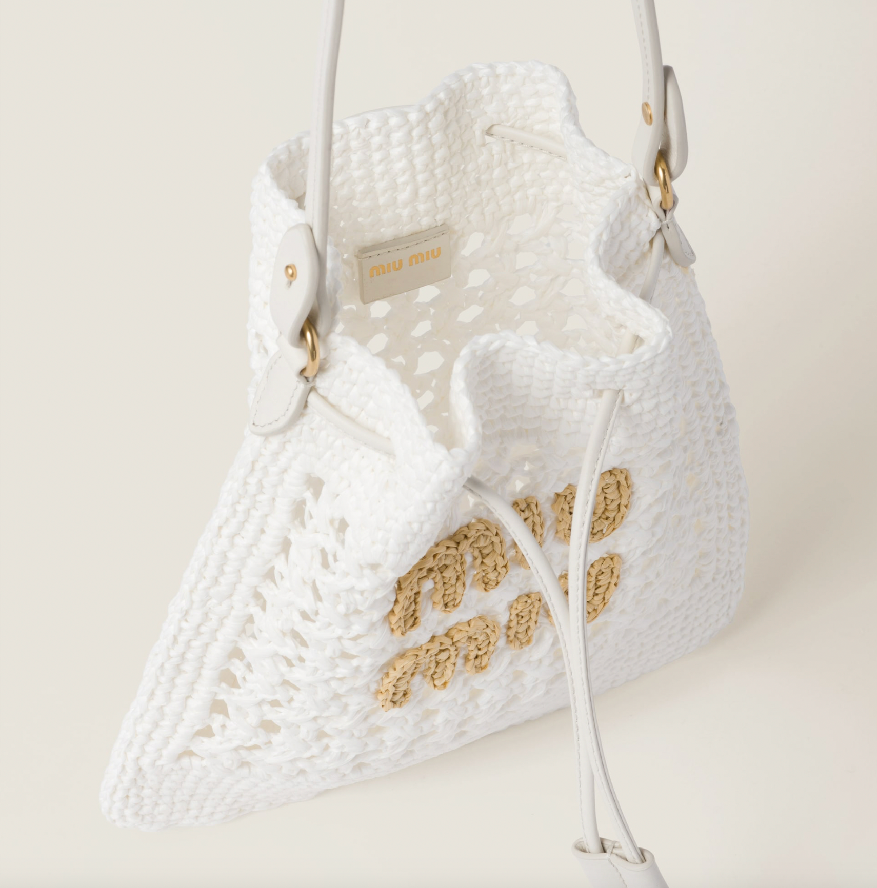 Miu Miu Woven Fabric Mini-Bag | RADPRESENT Miu Miu Woven Fabric Mini-Bag | RADPRESENT