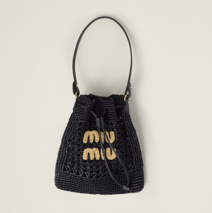 Miu Miu Woven Fabric Mini-Bag | RADPRESENT Miu Miu Woven Fabric Mini-Bag | RADPRESENT