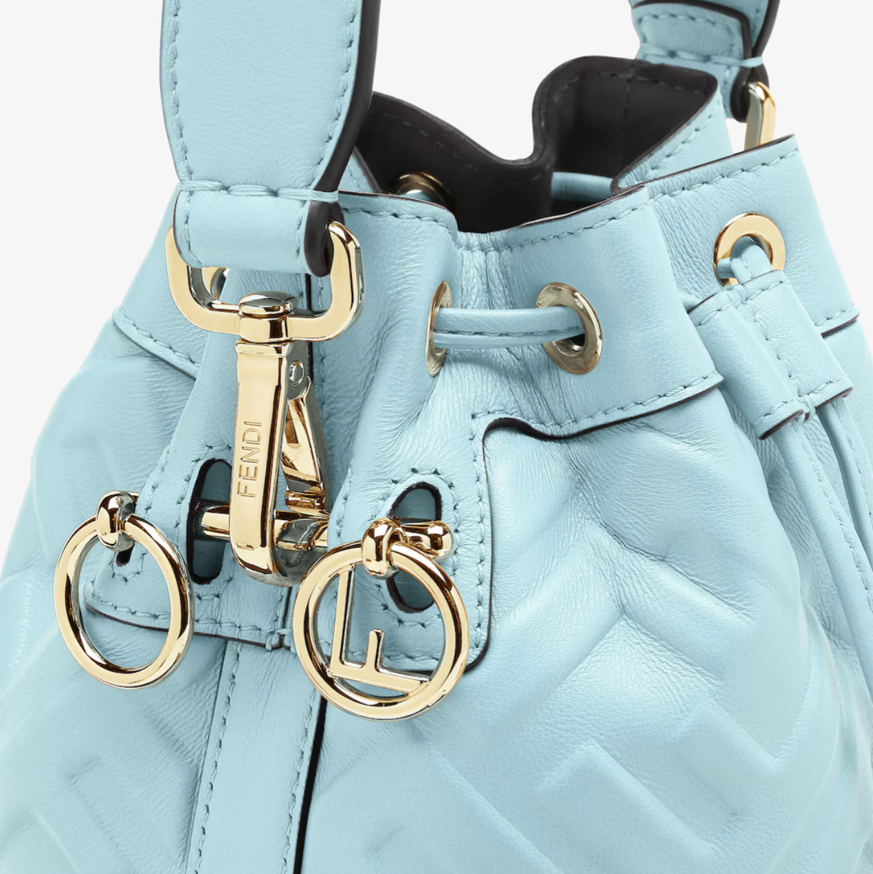 FENDI SS25 'Mon Tresor' mini bucket bag (8BS093ANWT F199A) FENDI SS25 'Mon Tresor' mini bucket bag (8BS093ANWT F199A)