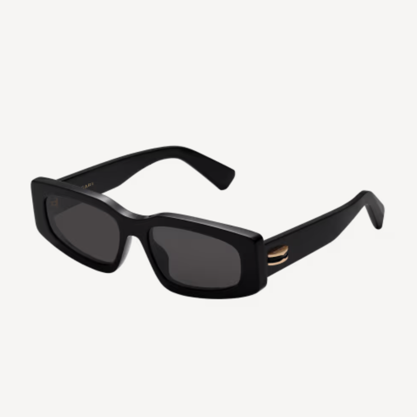 小物 BVLGARI BLACK sunglasses rimless archive Nice Bvlgari Sunglasses Black Framed Dark Lenses (original Case