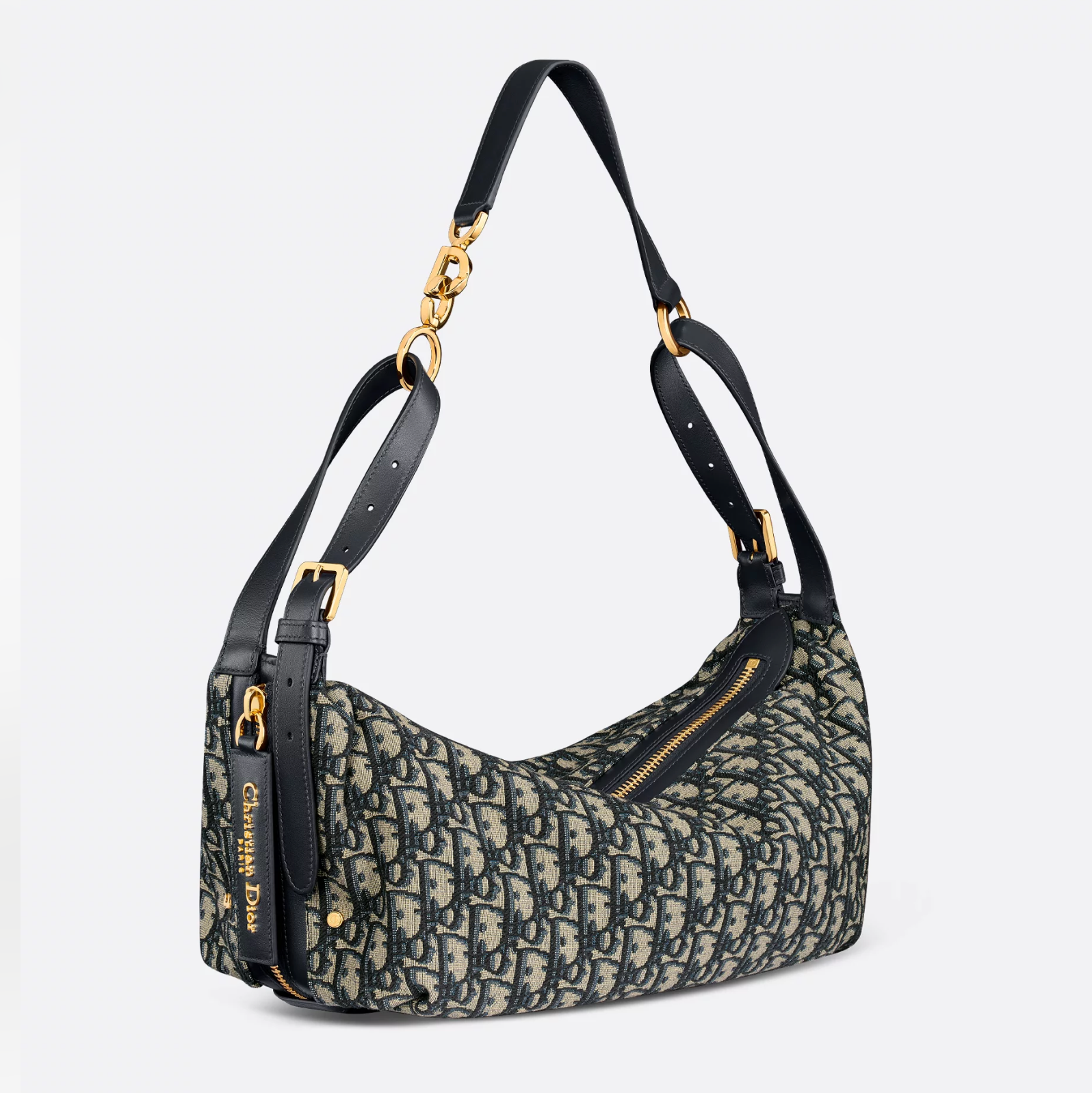 Christian Dior クリスチャンディオールD-Journeyバッグ Dior D-Journey Medium Bag in Blue Oblique Jacquard | RADPRESENT