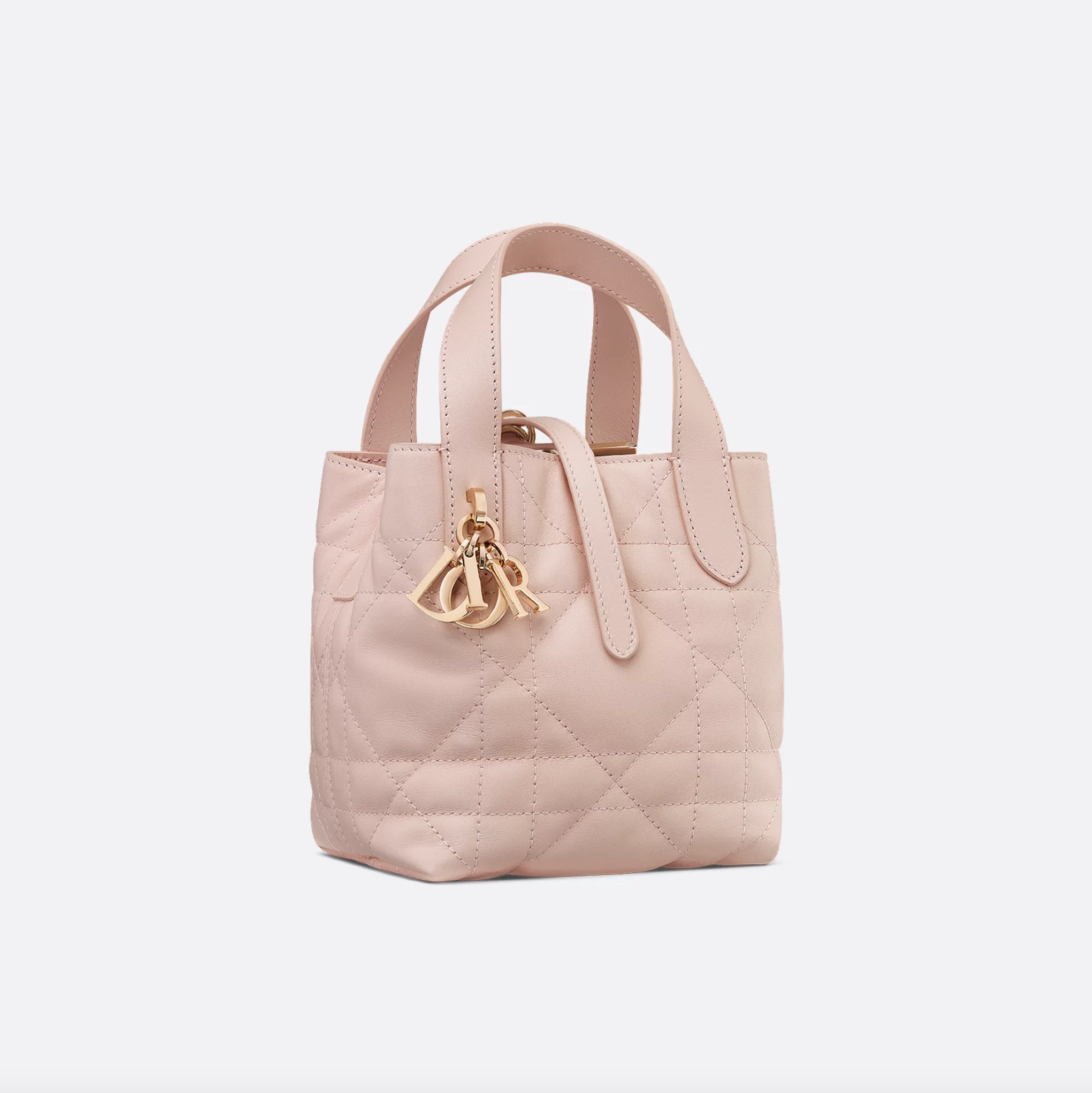 TOUJOURS VERTICAL NANO TOTE BAG - POWDER PINK MACROCANNAGE TOUJOURS VERTICAL NANO TOTE BAG - POWDER PINK MACROCANNAGE