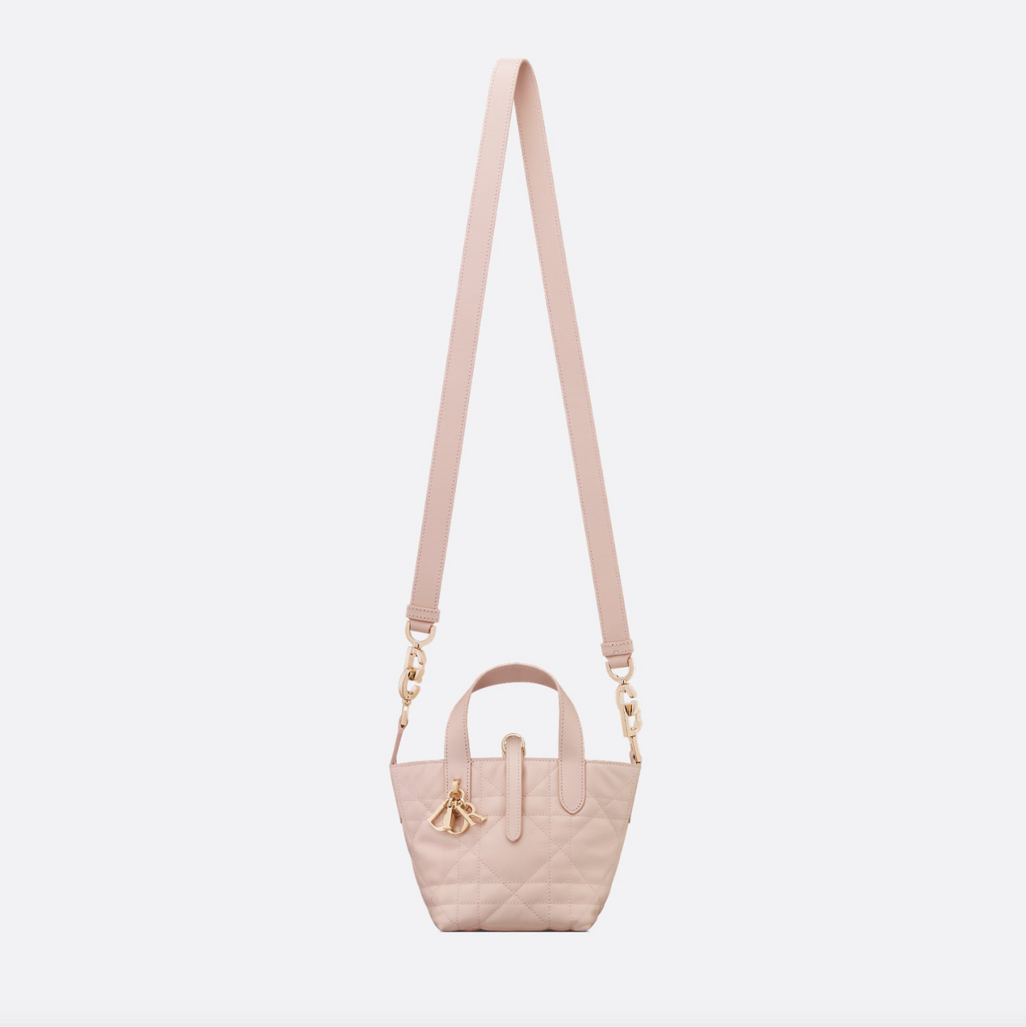 TOUJOURS VERTICAL NANO TOTE BAG - POWDER PINK MACROCANNAGE TOUJOURS VERTICAL NANO TOTE BAG - POWDER PINK MACROCANNAGE