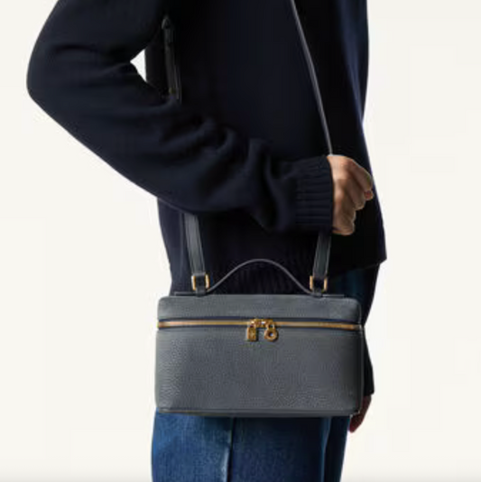 EXTRA POCKET L19 CALFSKIN - BLUE GREY