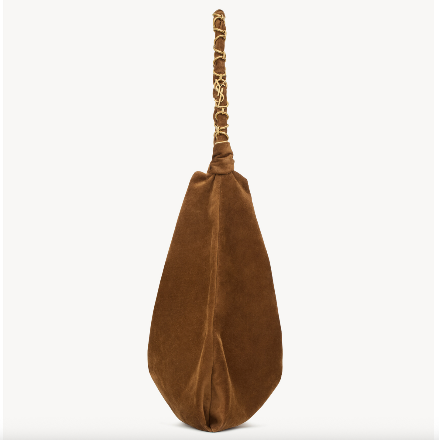 AMALIA TOTE IN SUEDE - WARM CARAMEL COGNAC