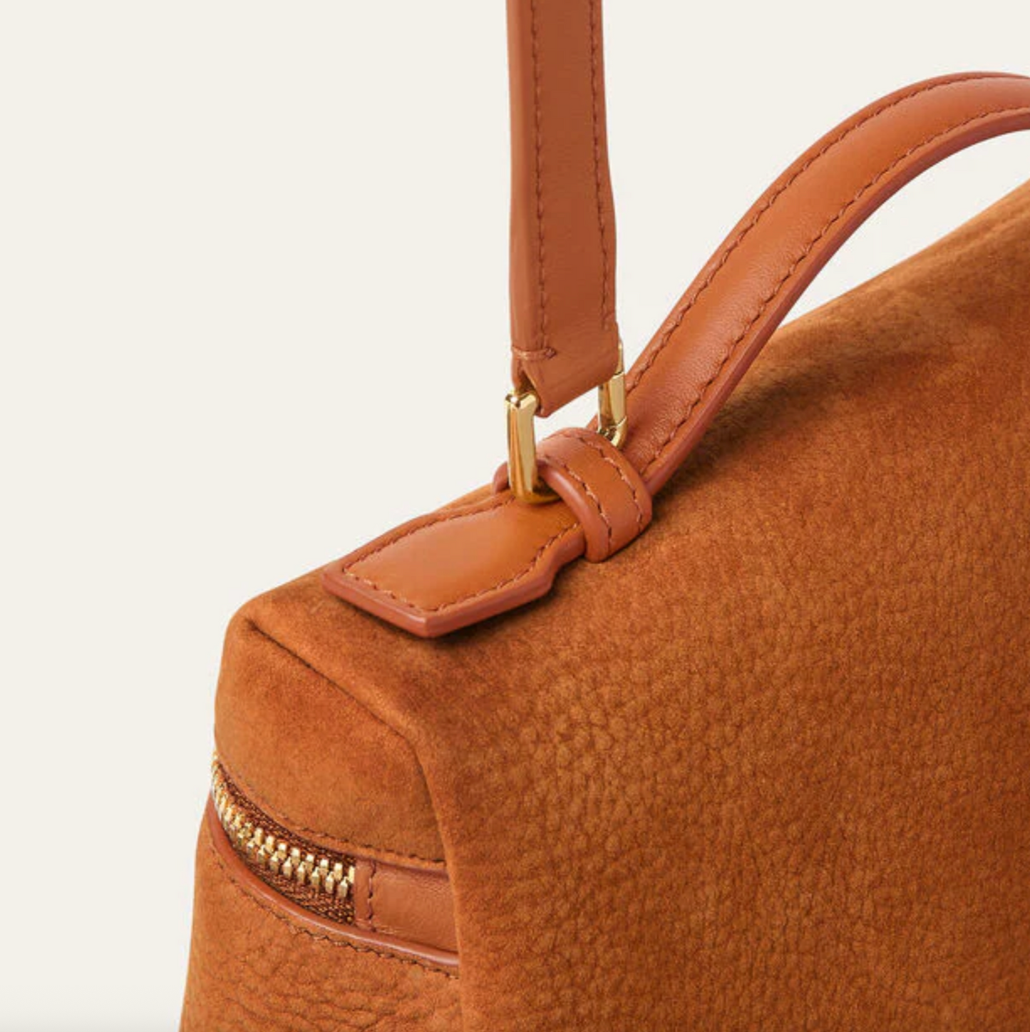 EXTRA POCKET L19 CALFSKIN - BON TON BROWN/ SUN GOLD