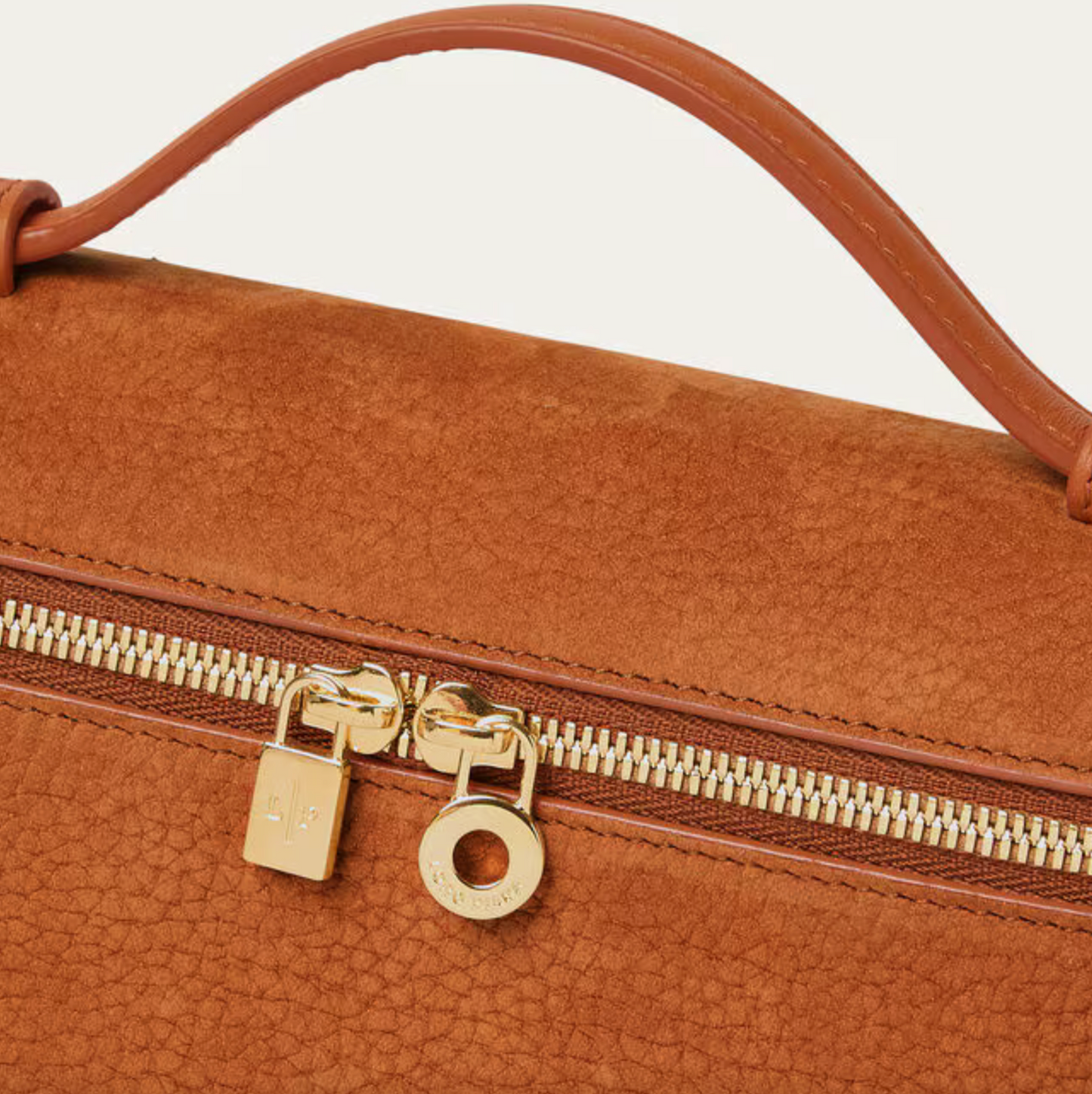 EXTRA POCKET L19 CALFSKIN - BON TON BROWN/ SUN GOLD