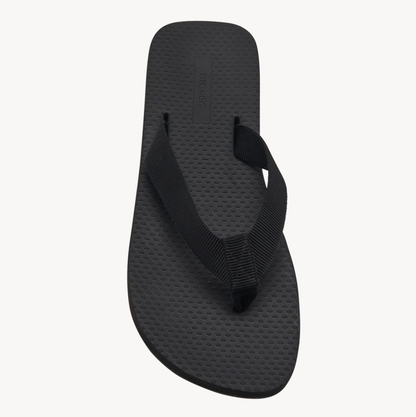 DUNE CLASSIC SANDALS IN RUBBER - BLACK