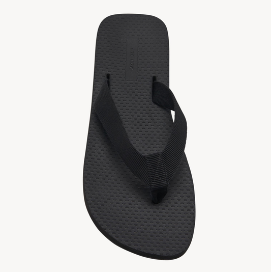 DUNE CLASSIC SANDALS IN RUBBER - BLACK