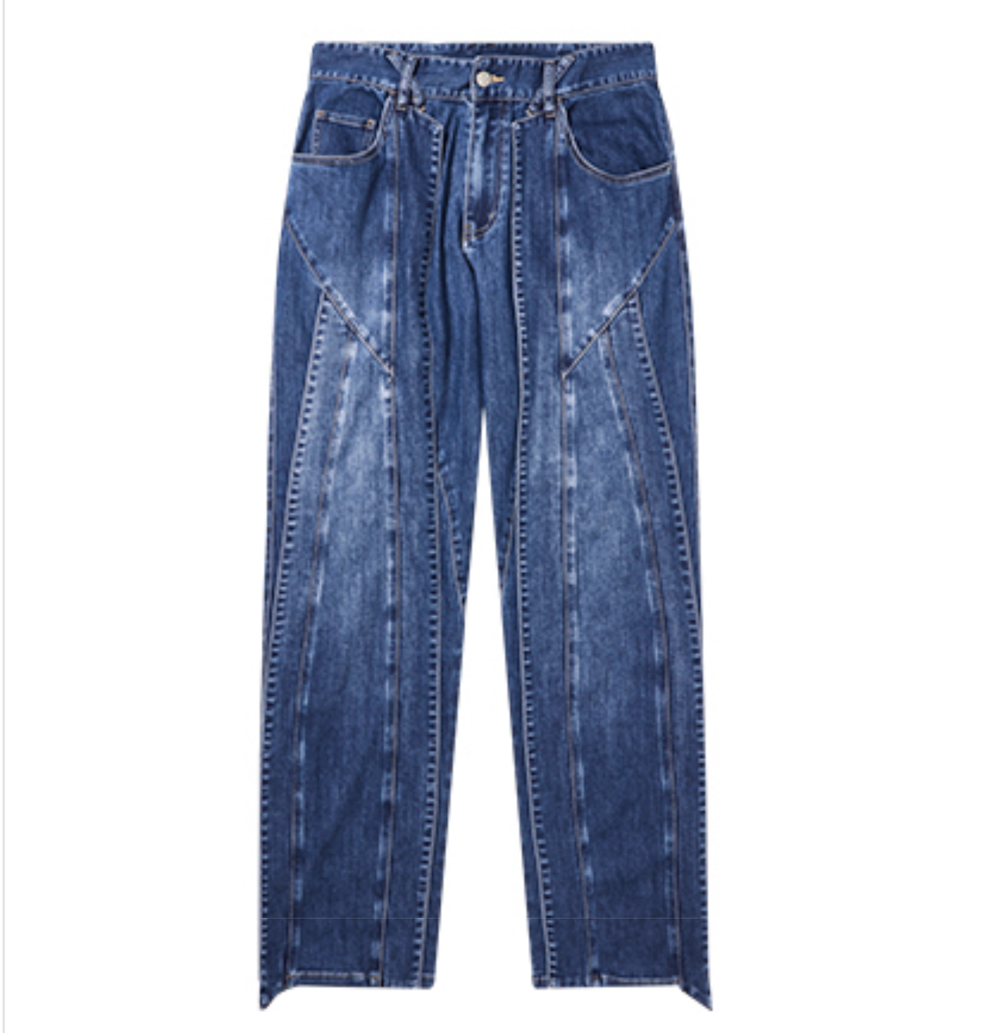 Multi-Panel Baggy Denim Jeans | Hype Streetwear - RADPRESENT Multi-Panel Baggy Denim Jeans | Hype Streetwear - RADPRESENT