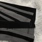 SIDE-STRIPE SPLIT TRACK PANTS - BLACK-GREY/ BLACK-BROWN