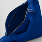 CANVAS TRIANGLE SHOULDER BAG LARGE - COBALT BLUE
