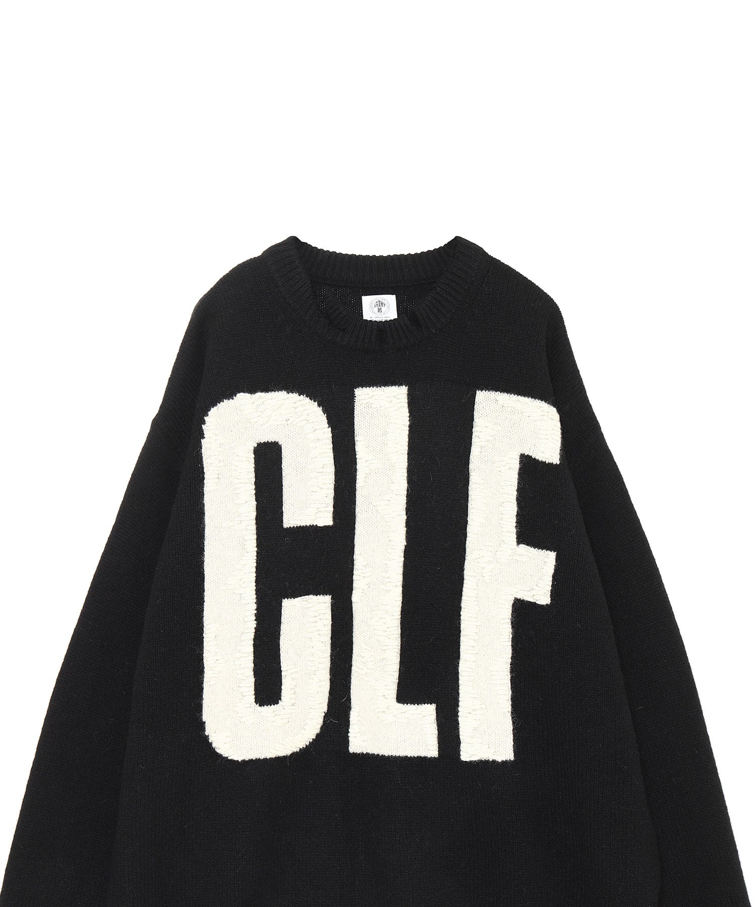 Saint Michael 'CLF' Relaxed Fit Wool Sweater | RADPRESENT