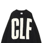RELAXED FIT 'CLF' KNIT SWEATER