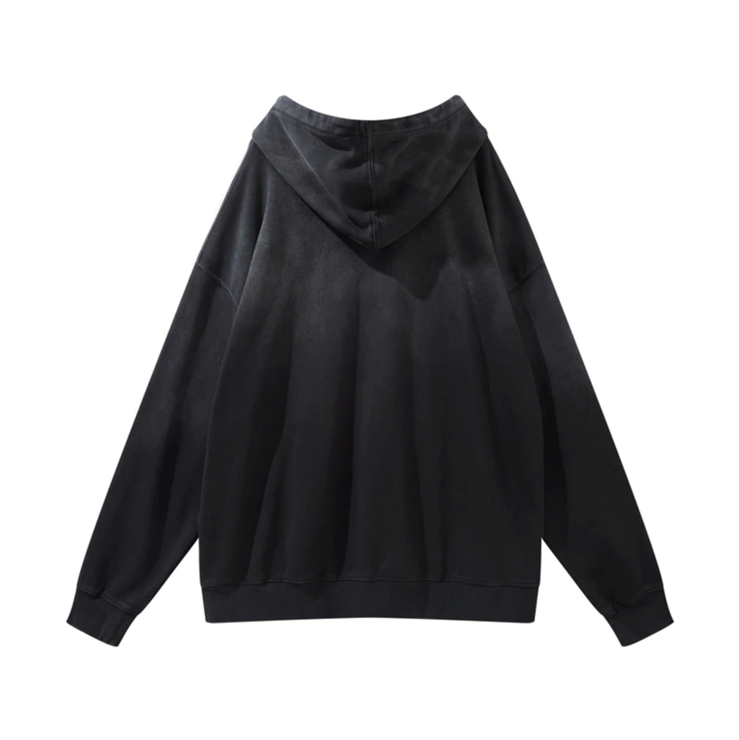 Oversized plain black 2024 hoodie