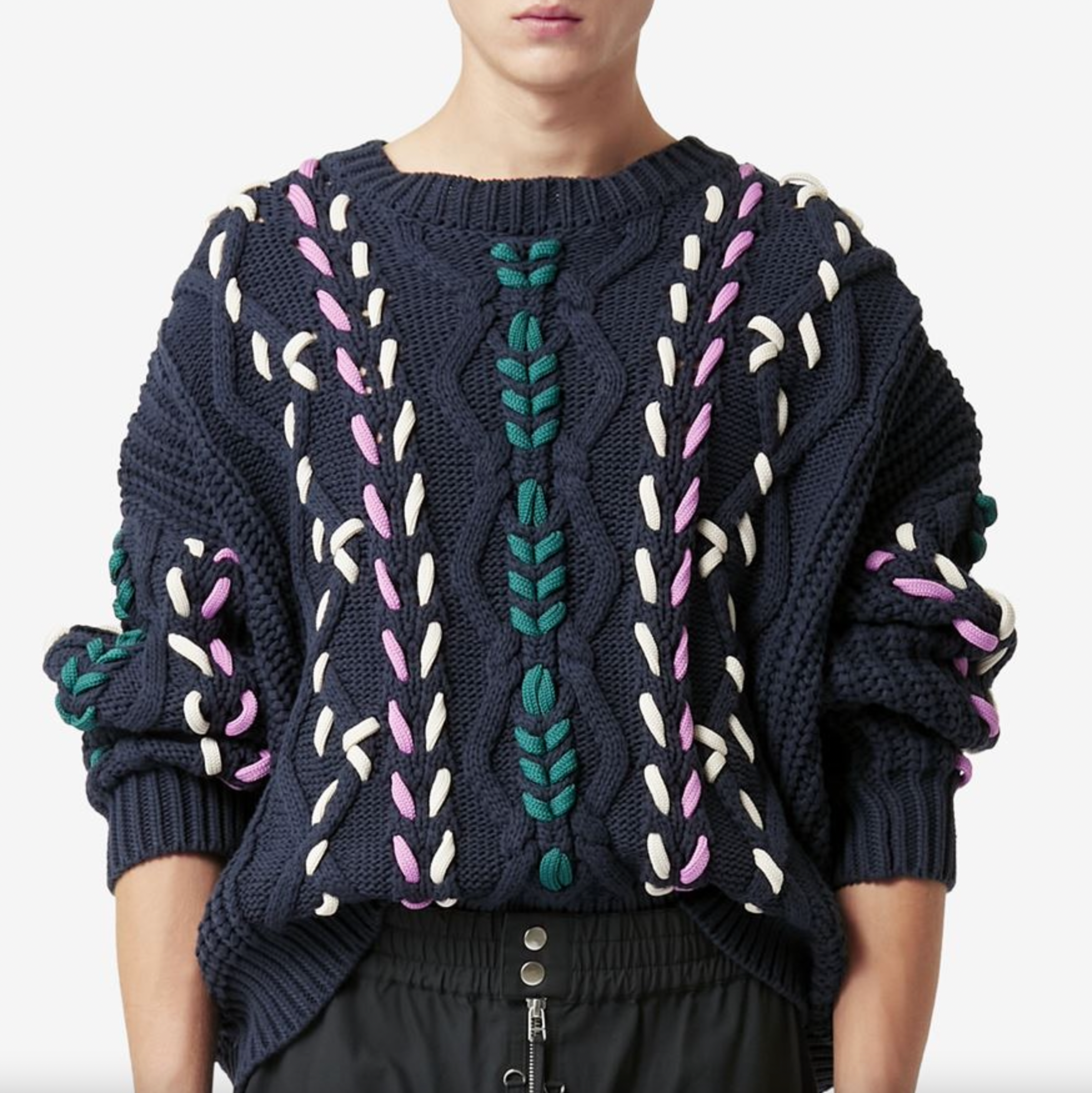 Isabel Marant Zolan Cable Knit Sweater Archive Designer