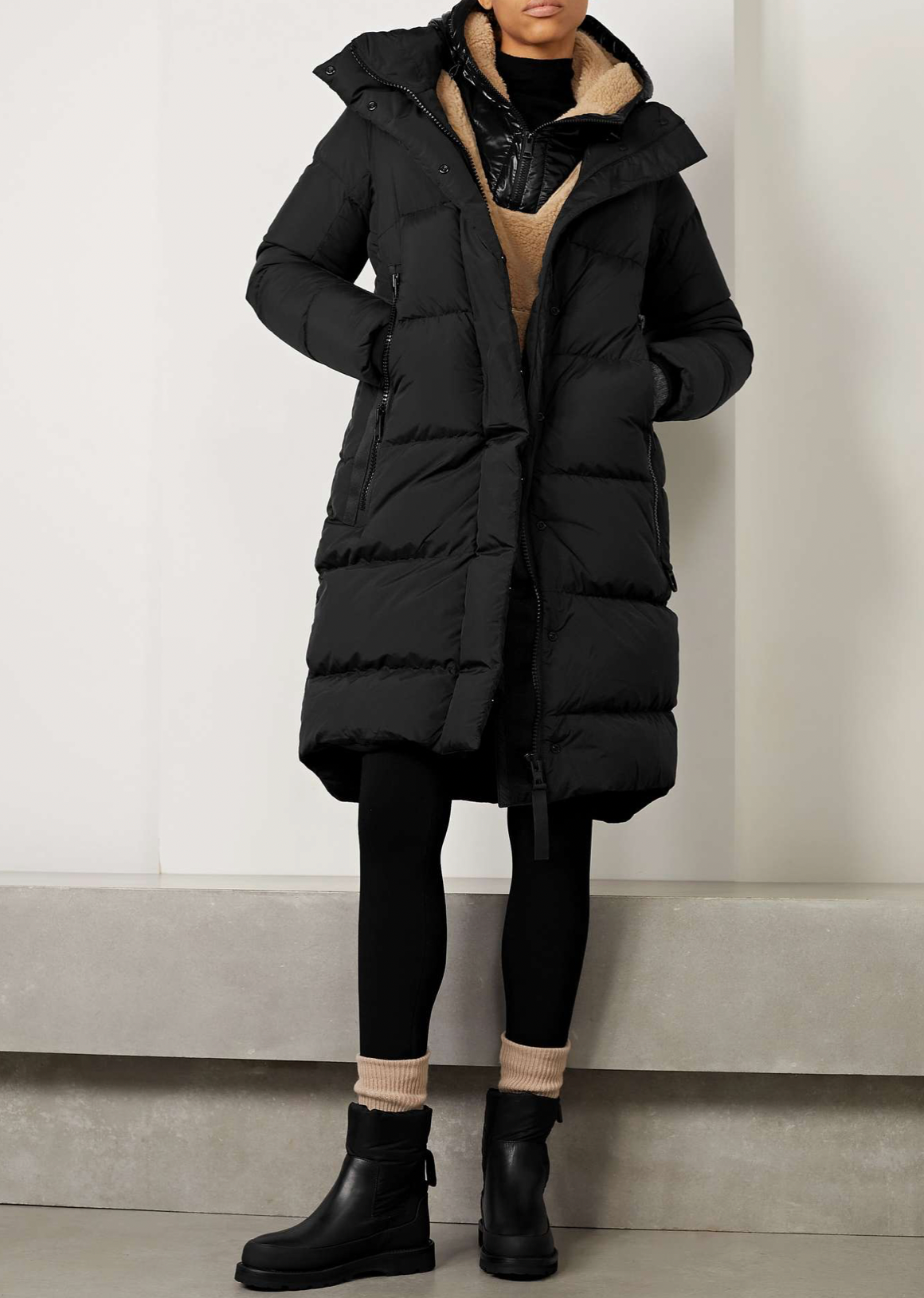 Byword Hooded Grosgrain-Trimmed Quilted Shell Down Parka