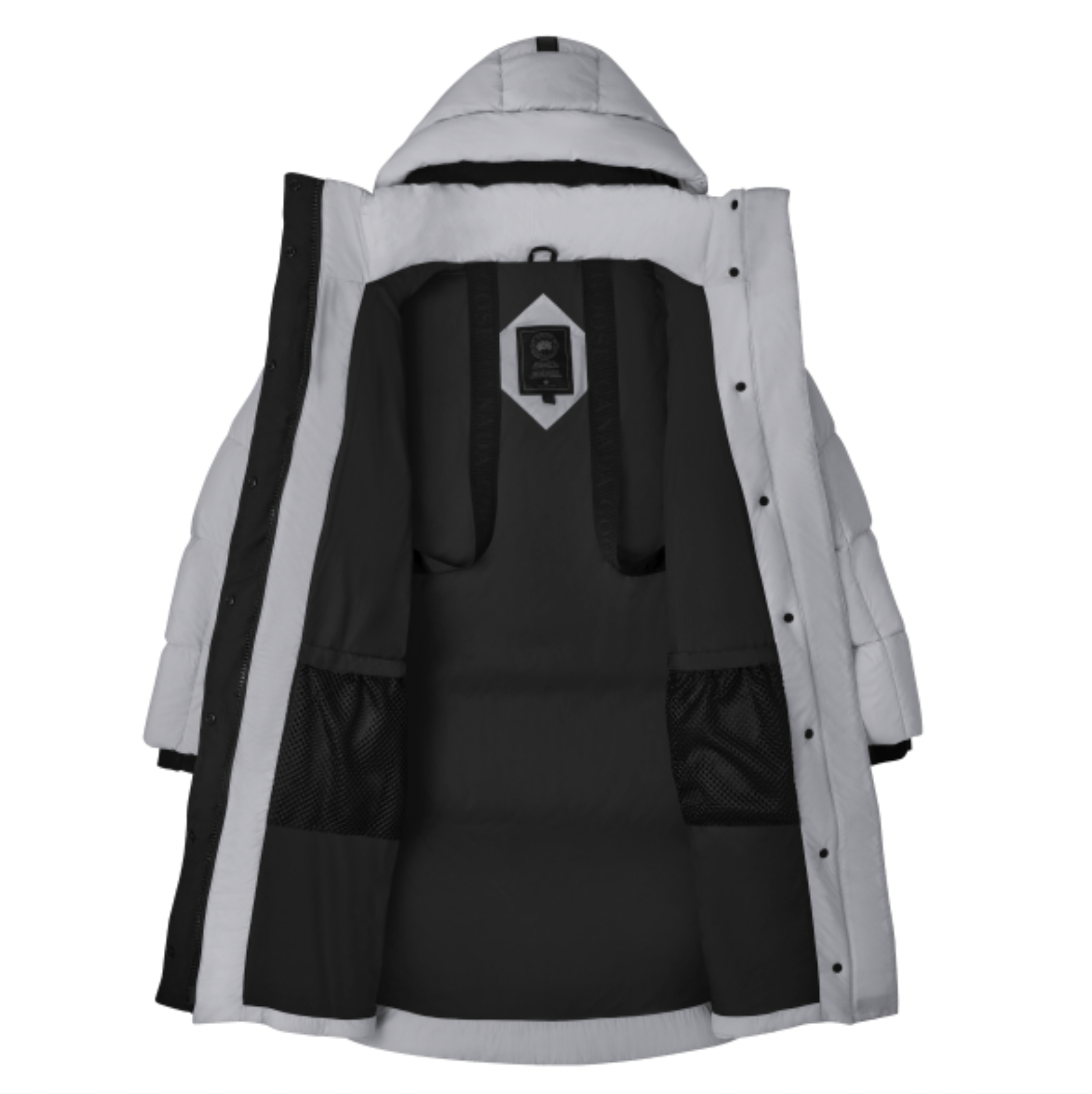 Byward parka black 2024 label